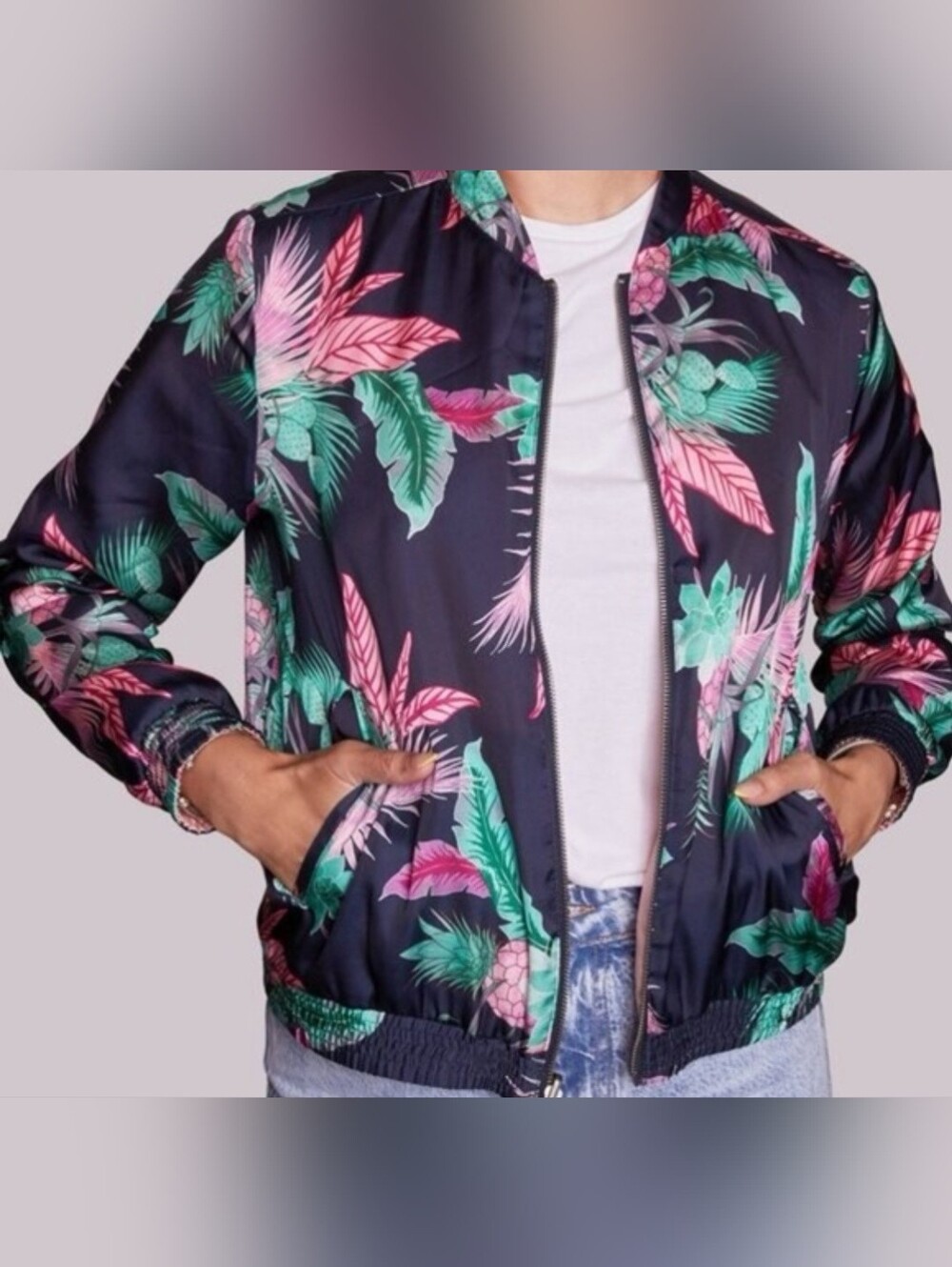 Sz XL - 🆕️ GAP Reversible Floral Bomber Jacket